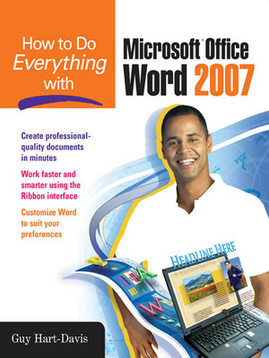 cover image of How to Do Everything with Microsoft Office Word 2007